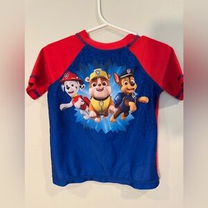 Paw Patrol Toddler Boys Swim Shirt Rash Guard - Size 2T